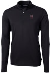 Main image for Cutter and Buck Georgia Bulldogs Mens Black Alumni Virtue Eco Pique Long Sleeve Qtr Zip Pullover