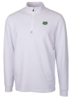 Main image for Cutter and Buck Marshall Thundering Herd Mens White Traverse Long Sleeve 1/4 Zip Pullover