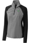 Main image for Cutter and Buck Marshall Thundering Herd Womens Black Forge 1/4 Zip Pullover