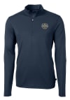 Main image for Mens Michigan Wolverines Blue Cutter and Buck 2023 College Football National Champions Virtue Eco..