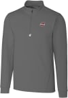 Main image for Cutter and Buck Massachusetts Minutemen Mens Grey Traverse Big and Tall 1/4 Zip Pullover