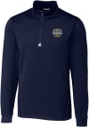 Main image for Mens Michigan Wolverines Blue Cutter and Buck 2023 College Football National Champions Traverse Qt..
