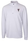 Main image for Cutter and Buck Atlanta Falcons Mens White HISTORIC Traverse Long Sleeve 1/4 Zip Pullover