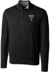 Main image for Cutter and Buck Atlanta Falcons Mens Black HISTORIC Lakemont Long Sleeve 1/4 Zip Pullover