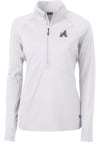 Main image for Cutter and Buck Atlanta Braves Womens White City Connect Adapt Eco 1/4 Zip Pullover