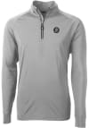 Main image for Cutter and Buck Baltimore Orioles Mens Grey City Connect Adapt Eco Knit Long Sleeve 1/4 Zip Pull..