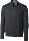 Main image for Cutter and Buck Cincinnati Reds Mens Charcoal City Connect Lakemont Big and Tall Qtr Zip