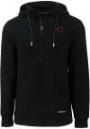 Main image for Cutter and Buck Cincinnati Reds Mens Black City Connect Roam Long Sleeve Hoodie