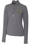 Main image for Cutter and Buck Seattle Mariners Womens Grey City Connect Traverse 1/4 Zip Pullover