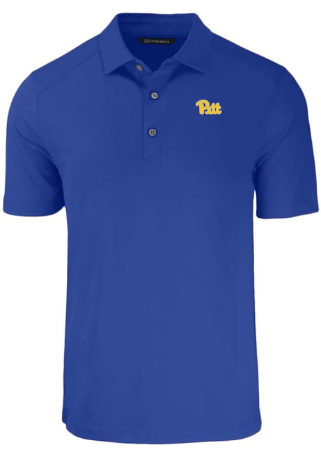 Pitt Panthers Blue Cutter and Buck Forge Big and Tall Polo