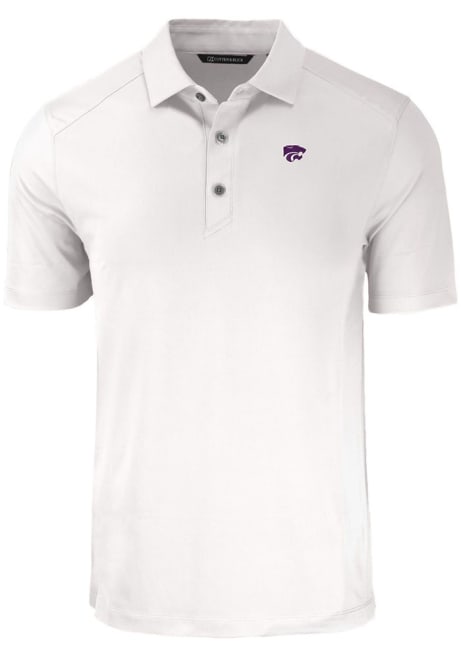 K-State Wildcats White Cutter and Buck Forge Big and Tall Polo