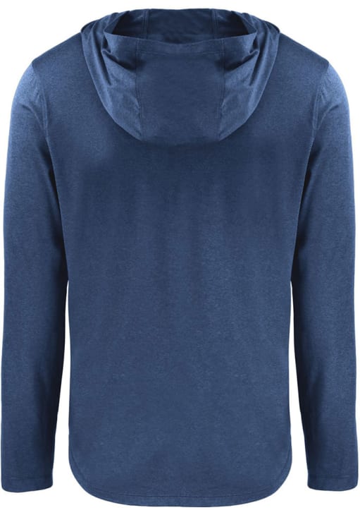 Mens Penn State Nittany Lions Navy Blue Cutter and Buck Vault Coastline Eco Hooded Sweatshirt