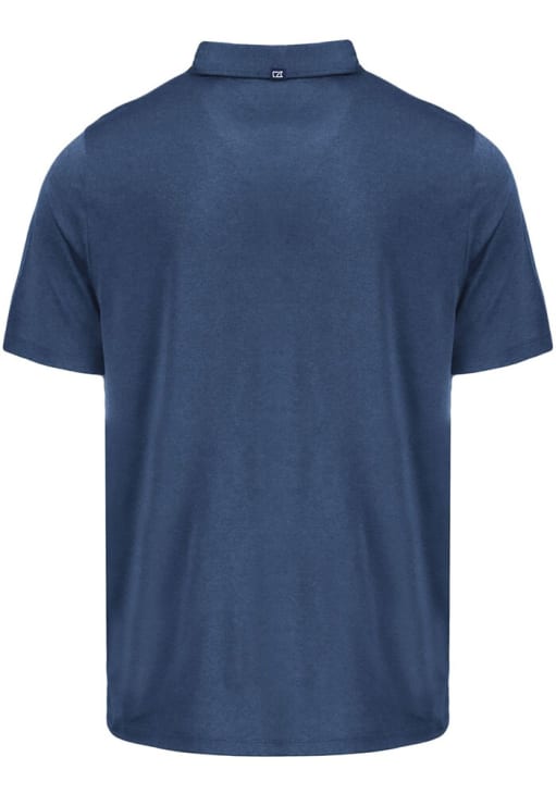 Cutter and Buck Pennsylvania Quakers Mens Navy Blue Coastline Eco Short Sleeve Polo