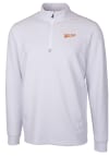 Main image for Cutter and Buck Idaho State Bengals Mens White Traverse Long Sleeve 1/4 Zip Pullover