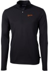 Main image for Cutter and Buck Idaho State Bengals Mens Black Virtue Eco Pique Long Sleeve 1/4 Zip Pullover