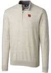 Main image for Cutter and Buck Nebraska Cornhuskers Mens Oatmeal Lakemont Big and Tall 1/4 Zip Pullover