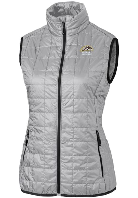 Womens Western Michigan Broncos Grey Cutter and Buck Rainier PrimaLoft Vest