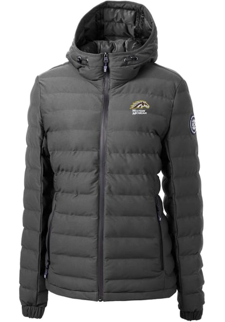 Womens Western Michigan Broncos Grey Cutter and Buck Mission Ridge Repreve Filled Jacket