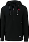 Main image for Mens Nebraska Cornhuskers Black Cutter and Buck Vault Roam Hooded Sweatshirt