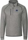 Main image for Cutter and Buck New Hampshire Wildcats Mens Grey Mainsail Big and Tall 1/4 Zip Pullover