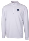 Main image for Cutter and Buck New Hampshire Wildcats Mens White Traverse Long Sleeve 1/4 Zip Pullover