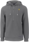 Main image for Cutter and Buck Michigan Wolverines Mens Grey Roam Long Sleeve Hoodie