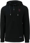 Main image for Cutter and Buck Southern Illinois Salukis Mens Black Roam Long Sleeve Hoodie