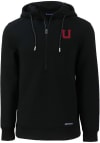 Main image for Cutter and Buck Utah Utes Mens Black Vault Roam Long Sleeve Hoodie