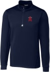 Main image for Cutter and Buck Los Angeles Angels Mens Navy Blue City Connect Traverse Big and Tall 1/4 Zip Pul..