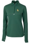 Main image for Cutter and Buck Baylor Bears Womens Green Traverse 1/4 Zip Pullover