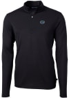 Main image for Cutter and Buck Florida Gators Mens Black Virtue Eco Pique Long Sleeve 1/4 Zip Pullover