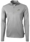 Main image for Cutter and Buck Florida Gulf Coast Eagles Mens Grey Virtue Eco Pique Long Sleeve Qtr Zip Pullover