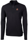 Main image for Mens Maryland Terrapins Black Cutter and Buck Virtue Eco Pique 1/4 Zip Pullover