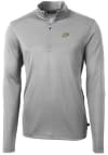 Main image for Mens Purdue Boilermakers Grey Cutter and Buck Virtue Eco Pique Qtr Zip Pullover