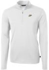 Main image for Mens Purdue Boilermakers White Cutter and Buck Virtue Eco Pique Qtr Zip Pullover