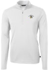 Main image for Cutter and Buck San Jose State Spartans Mens White Virtue Eco Pique Long Sleeve Qtr Zip Pullover