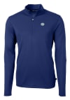 Main image for Cutter and Buck Southern University Jaguars Mens Blue Virtue Eco Pique Long Sleeve 1/4 Zip Pullo..