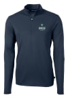 Main image for Cutter and Buck UNCW Seahawks Mens Navy Blue Virtue Eco Pique Long Sleeve 1/4 Zip Pullover