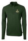 Main image for Cutter and Buck UNCW Seahawks Mens Green Virtue Eco Pique Long Sleeve 1/4 Zip Pullover