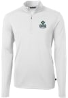 Main image for Cutter and Buck UNCW Seahawks Mens White Virtue Eco Pique Long Sleeve Qtr Zip Pullover