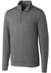 Main image for Cutter and Buck Jackson State Tigers Mens Charcoal Shoreline Heathered Long Sleeve 1/4 Zip Pullo..