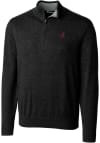 Main image for Cutter and Buck Alabama Crimson Tide Mens Black Lakemont Long Sleeve Qtr Zip Pullover