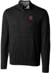 Main image for Cutter and Buck Cornell Big Red Mens Black Lakemont Long Sleeve 1/4 Zip Pullover