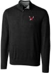 Main image for Cutter and Buck Eastern Washington Eagles Mens Black Lakemont Long Sleeve Qtr Zip Pullover