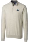 Main image for Cutter and Buck Florida Gators Mens Oatmeal Lakemont Long Sleeve Qtr Zip Pullover