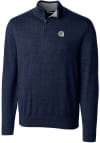 Main image for Cutter and Buck Georgetown Hoyas Mens Navy Blue Lakemont Long Sleeve Qtr Zip Pullover