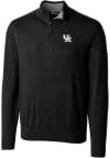 Main image for Cutter and Buck Kentucky Wildcats Mens Black Lakemont Long Sleeve Qtr Zip Pullover