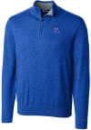 Main image for Cutter and Buck Louisiana Tech Bulldogs Mens Blue Lakemont Long Sleeve 1/4 Zip Pullover
