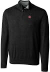 Main image for Cutter and Buck Rutgers Scarlet Knights Mens Black Lakemont Long Sleeve 1/4 Zip Pullover