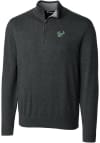 Main image for Cutter and Buck South Florida Bulls Mens Charcoal Lakemont Long Sleeve Qtr Zip Pullover